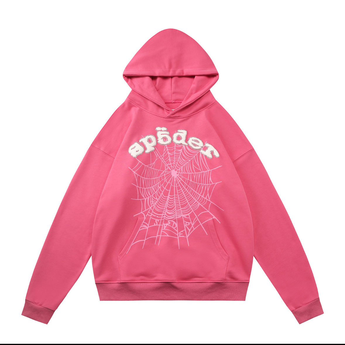 PINK SP5DER HOODIE