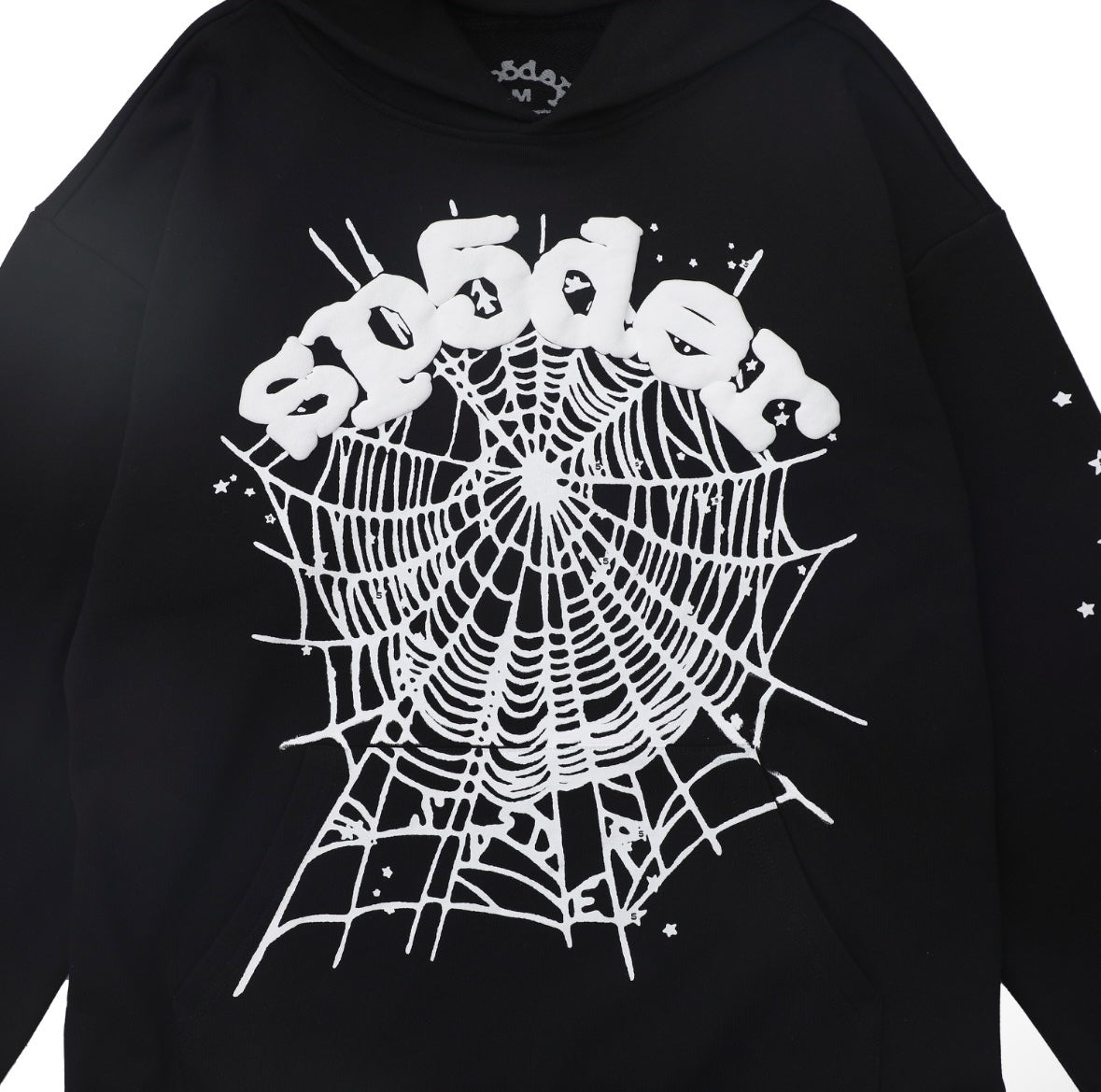 BLACK SP5DER HOODIE