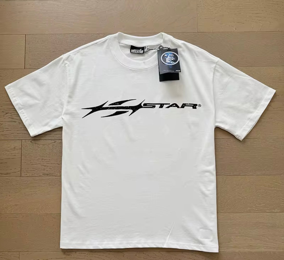 WHITE VINTAGE HELLSTAR T-SHIRT
