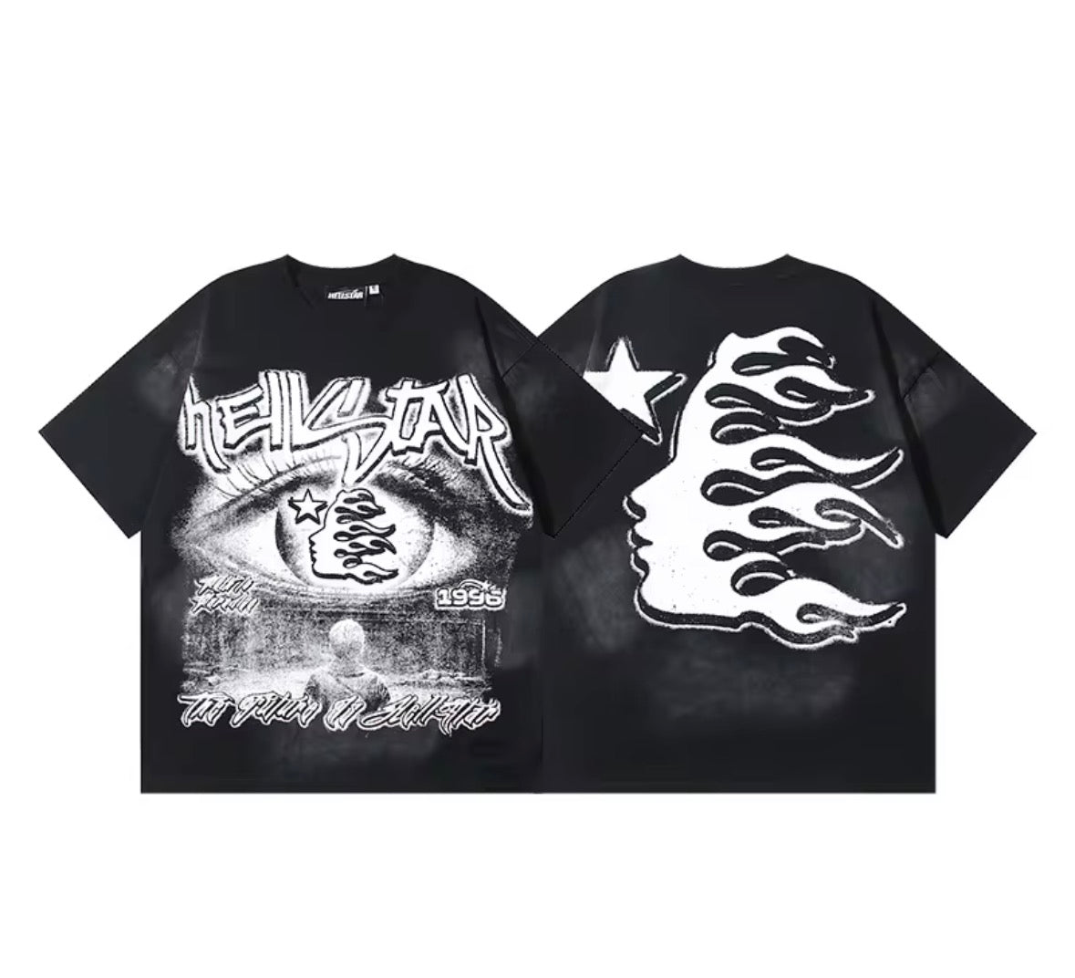 BLACK VINTAGE HELLSTAR T-SHIRT